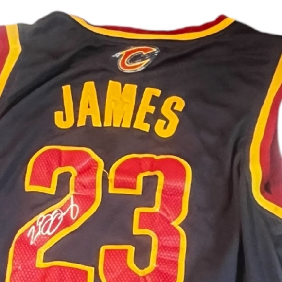RARE Adidas LeBron James Signed Sz XL Cleveland Cavaliers Swingman Jersey - Picture 6 of 11